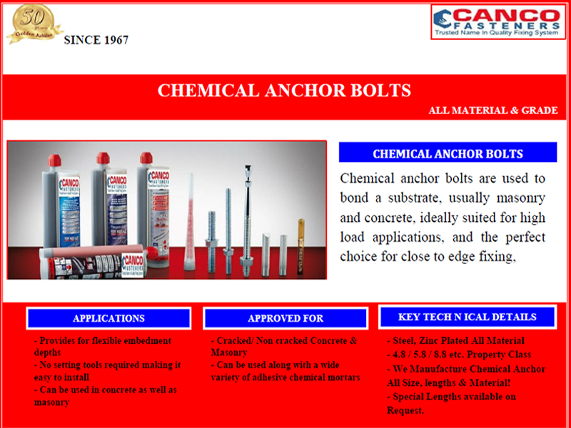 Chemical Anchor Catalogue
