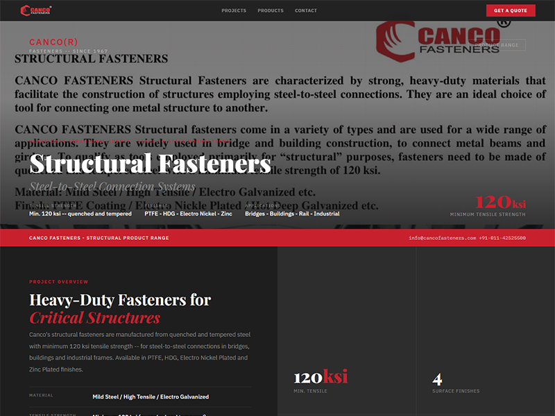 Project Structural Fasteners