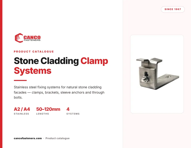 Stone Cladding Clamp Catalog