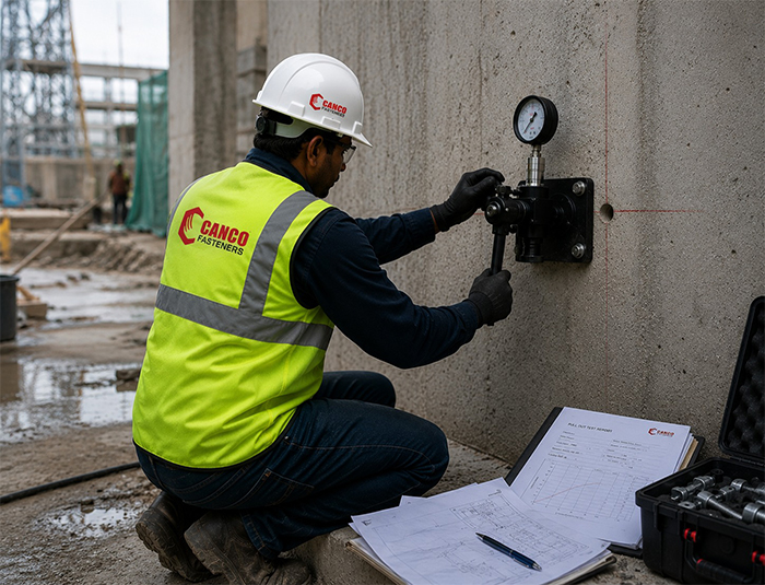 Pull-out testing equipment