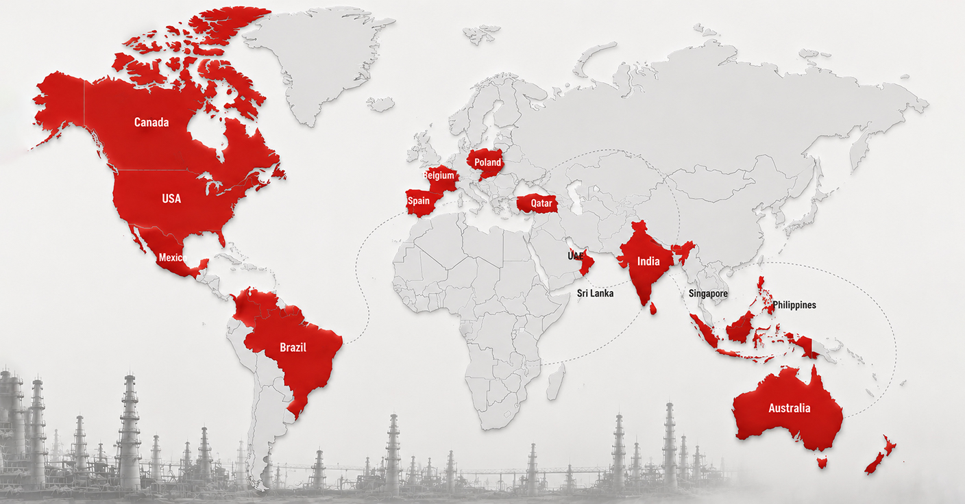 Global partnerships and distributor network